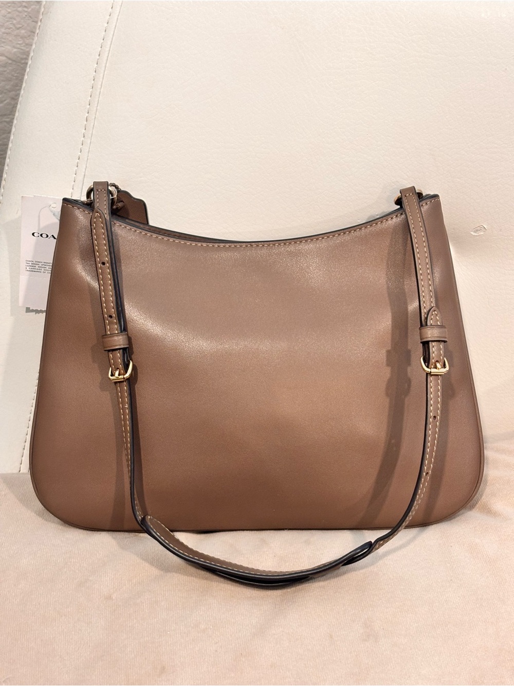 COACH Penelope Brown Saddle Shoulder Bag NWT $350+ - Picture 8 of 15